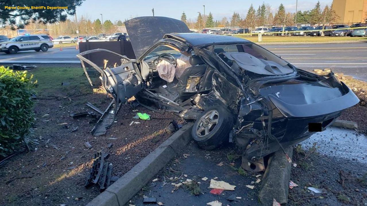 Washington man smashes into his ex-girlfriend’s car at 50 mph