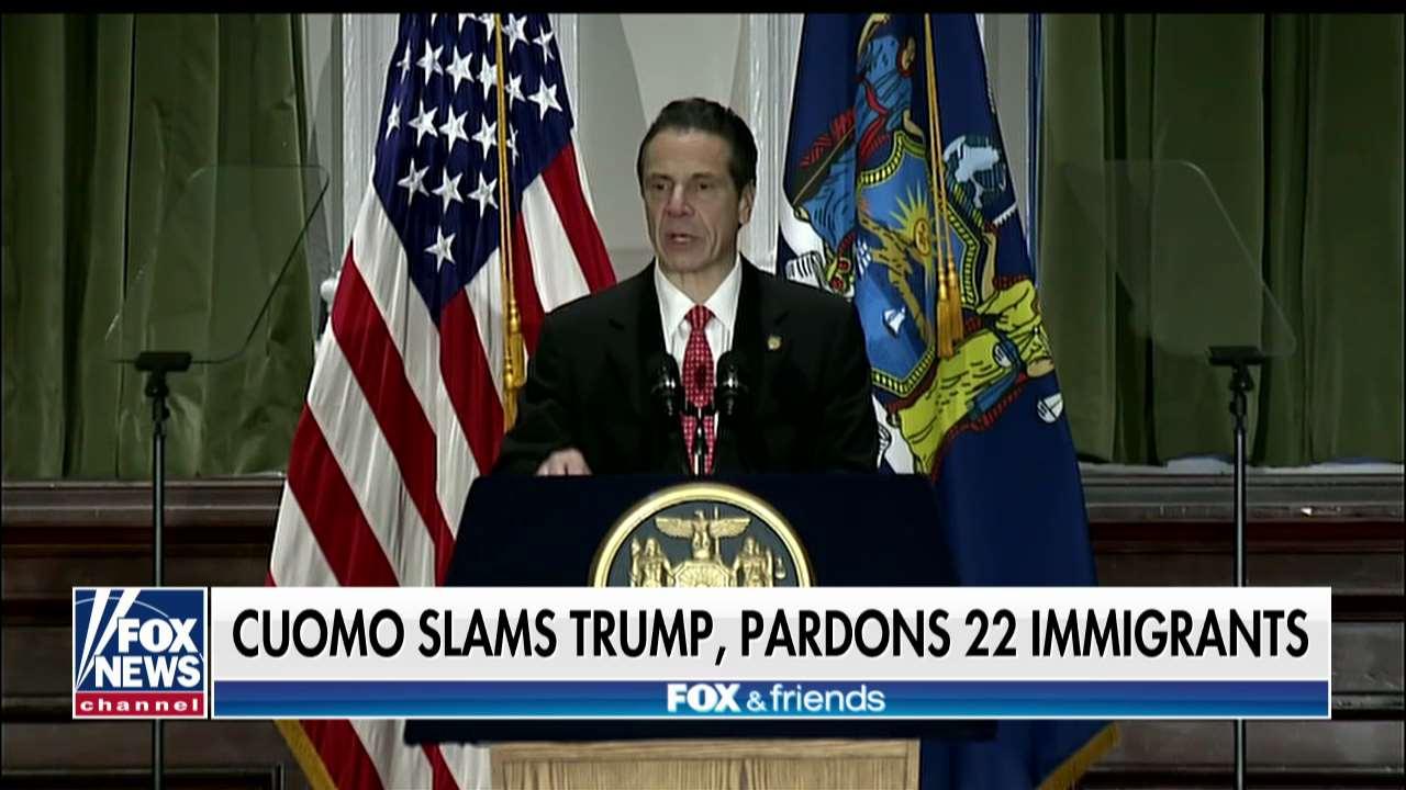 NY Gov. Cuomo Pardons Immigrants at Risk of Deportation, Takes Swipe at Trump