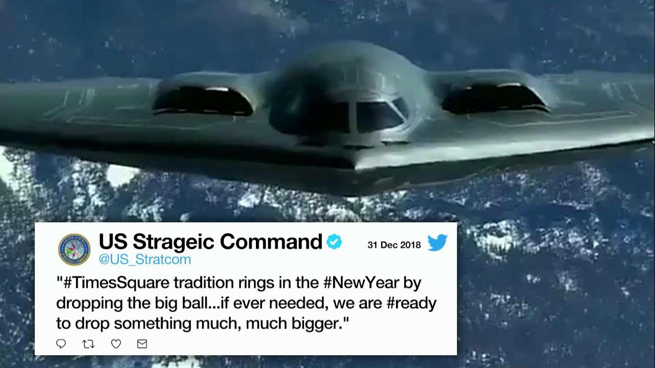 US Strategic Command apologizes for New Year Eve's tweet comparing Times Square ball to dropping bombs