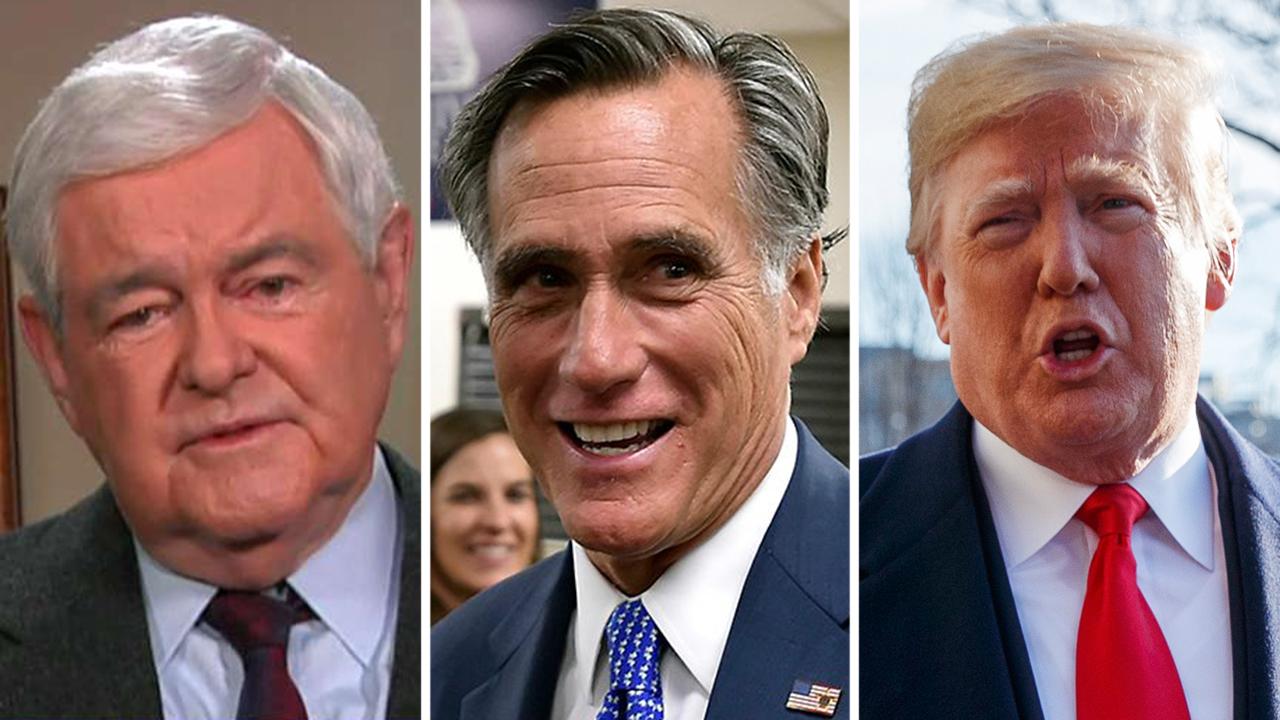 Newt Gingrich to Mitt Romney after his attack on President Trump: The Senate doesn't care who you used to be