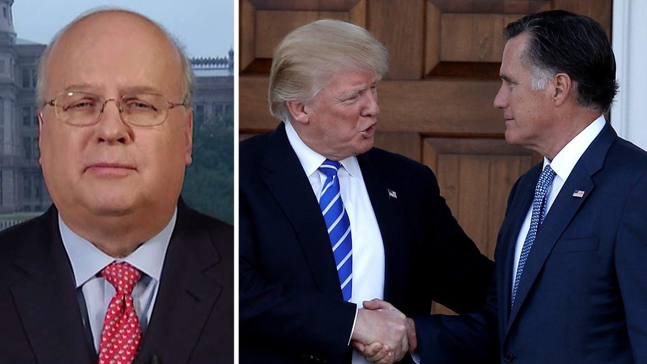 Karl Rove: You get one chance to introduce yourself in a new role and Mitt Romney chose to attack President Trump