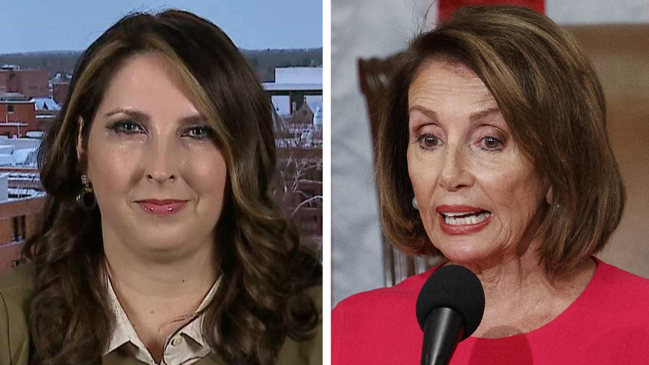 RNC chairwoman: Pelosi is doubling down on the obstructive agenda of the Democrat Party and ignoring the border crisis
