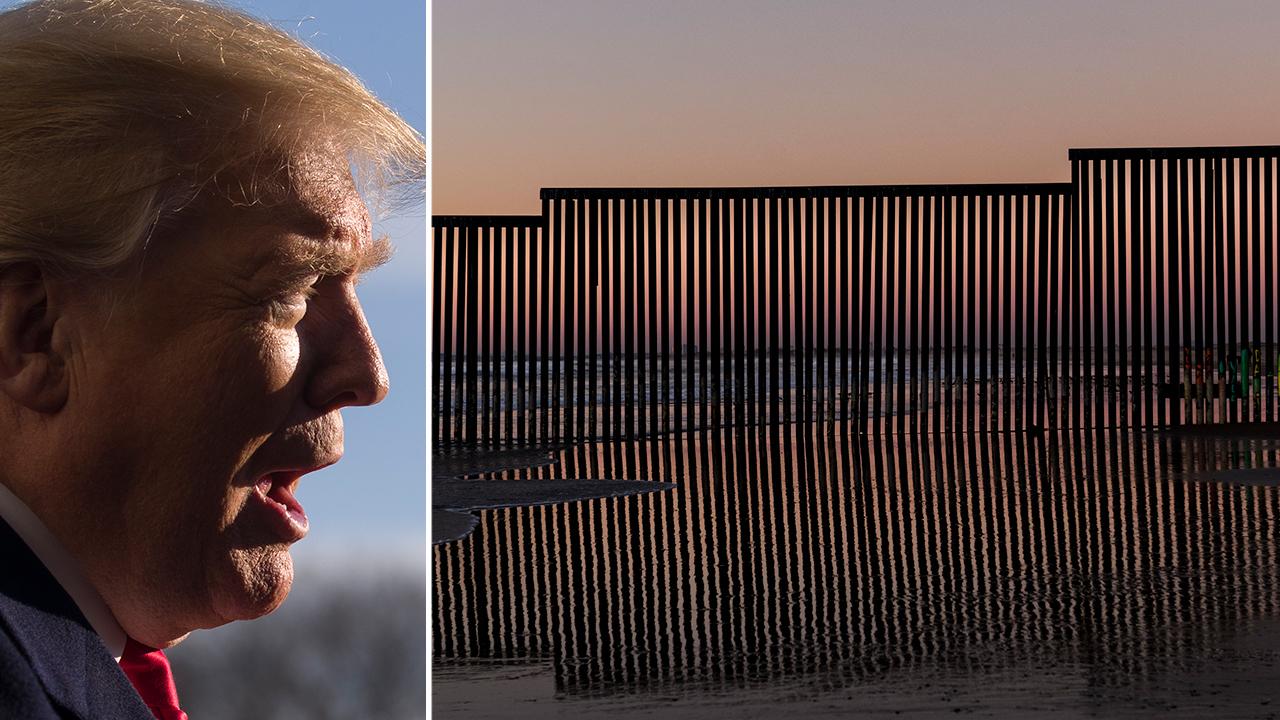 President Trump set the tour the US-Mexico border