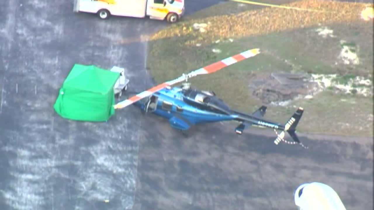 Man killed in helicopter accident at Tampa Bay area airport.