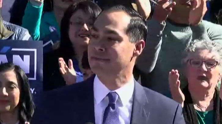 Former San Antonio Mayor Julian Castro holds rally to announce his 2020 bid for the Democratic presidential nomination