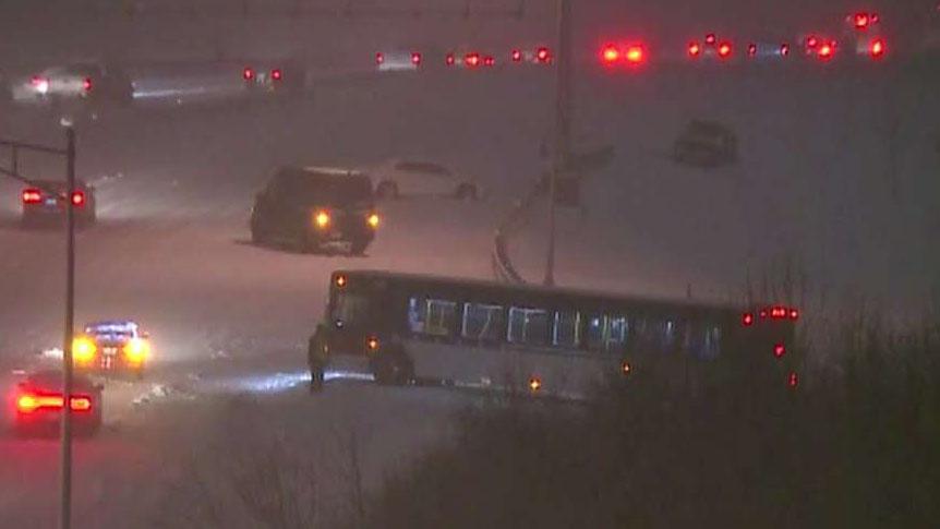 7 killed in snow-related crashes as a winter storm hits the mid-east, dropping 17 inches of snow