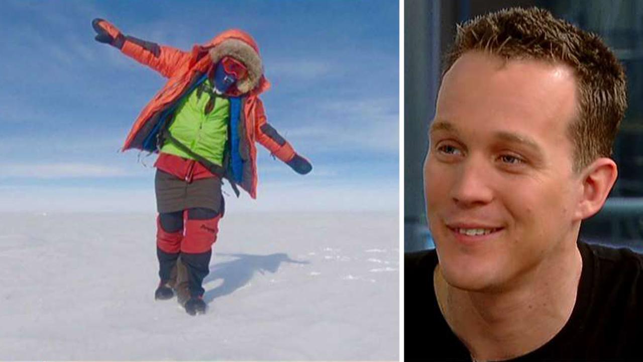 Man who was told he would never walk again becomes the first person to cross Antarctica alone