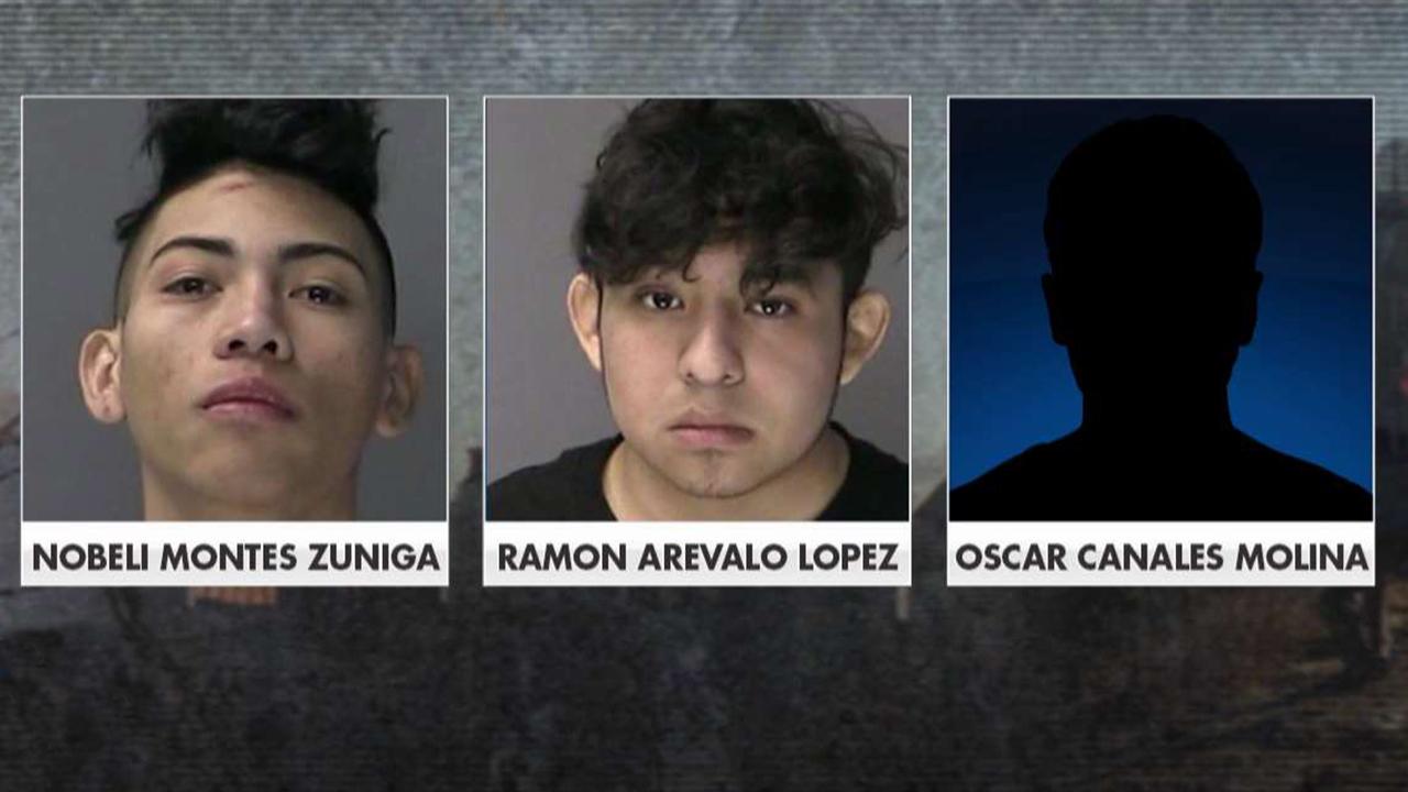 3 suspected illegal immigrants and MS-13 gang members accused of stabbing a high school classmate