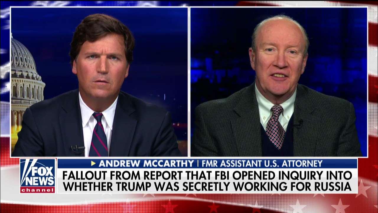 Andrew McCarthy: FBI's Russia Investigation Was 'Always About Trump'