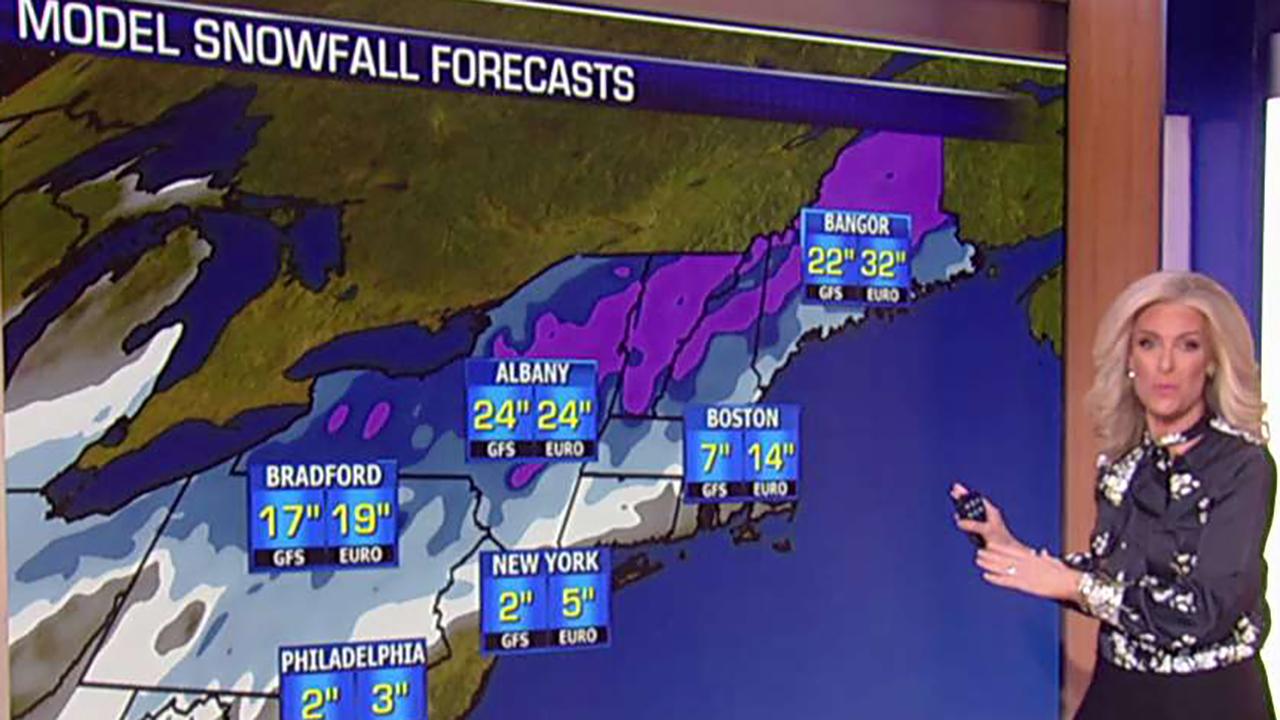 Heavy snow forecast for Northeast this weekend