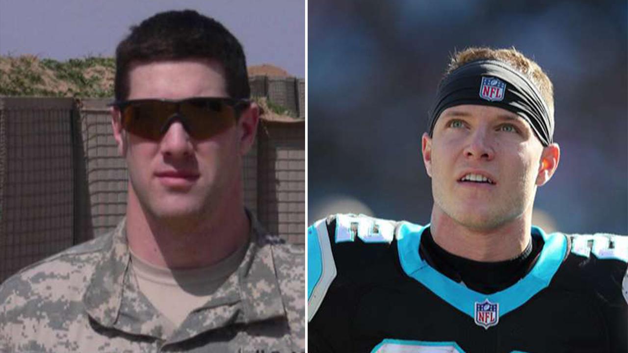 Christian McCaffrey is sending an Army veteran and his wife to the Super Bowl