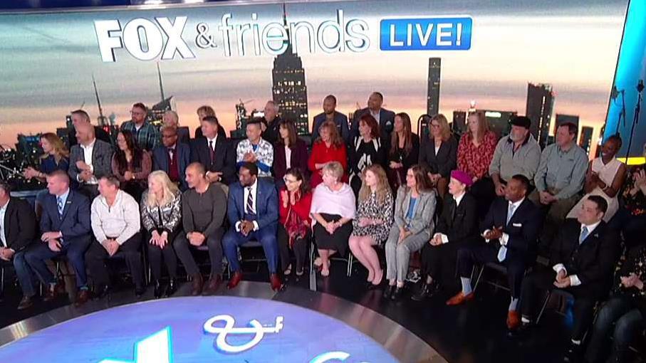 'Fox & Friends' hosts its first show in front of a live studio audience