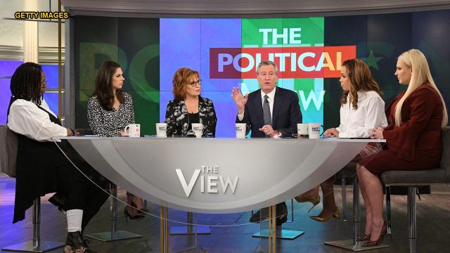 'The View' grills NYC mayor Bill de Blasio: 'You screwed the city up'