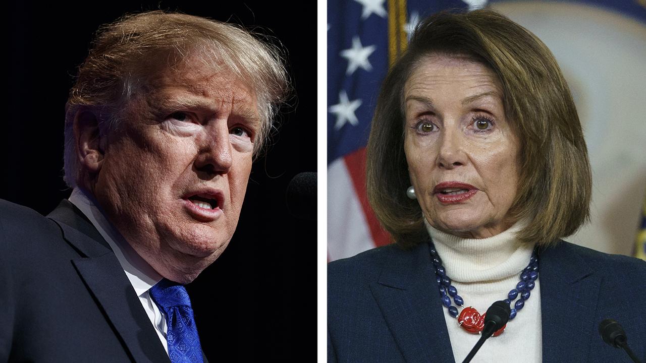 Border wall battle gets petty between Nancy Pelosi and President Trump