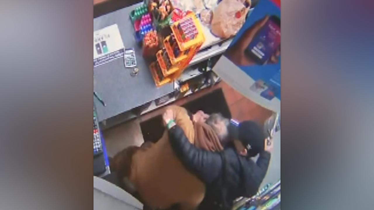 Clerk robbed, brutally attacked by 3 males with handgun 