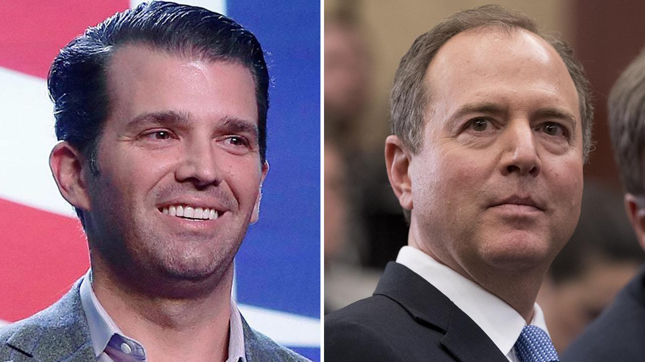 Trump Jr. accuses Rep. Schiff of leaking testimony on Trump Tower meeting with Russia