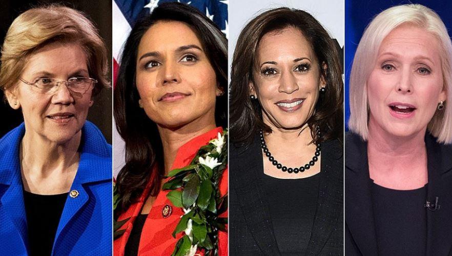 Historic number of women aim for White House