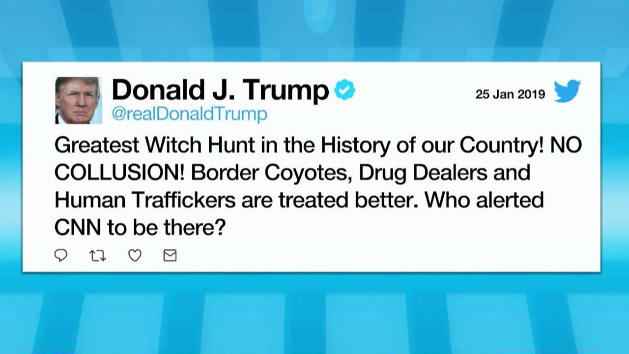 President Trump reacts to Roger Stone's arrest: Greatest witch hunt in the history of our country
