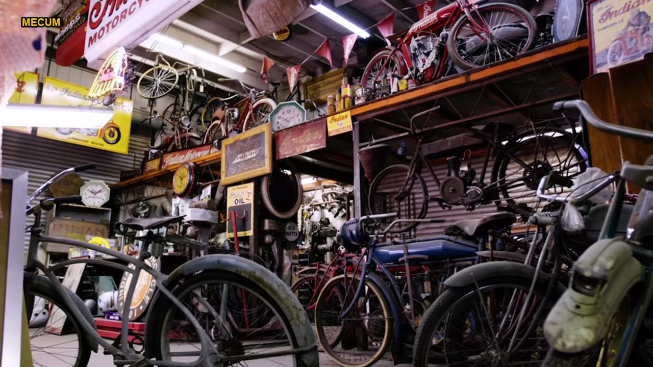 Treasure trove of Indian motorcycles found in scrapyard sold for small fortune