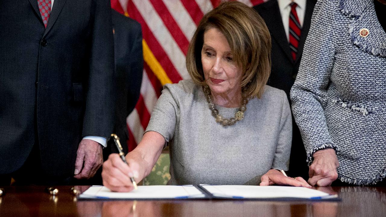 Did the president cave to Nancy Pelosi? Trump signs bill to reopen the government with no wall funding