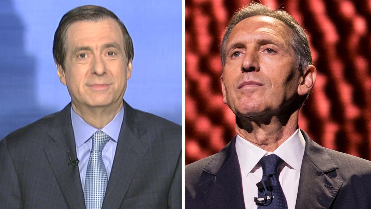 Kurtz: Is candidate Howard Schultz from latte land serious about seeking the White House?