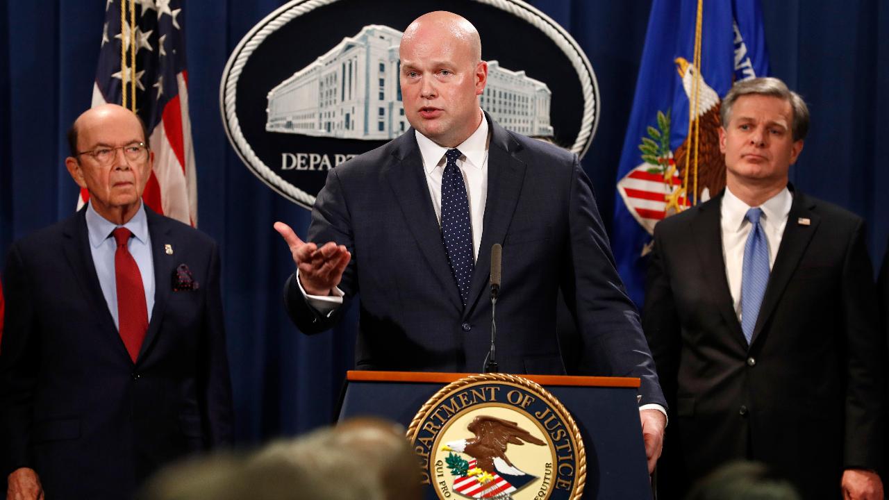 Acting Attorney General Whitaker announces ‘China related law enforcement action’