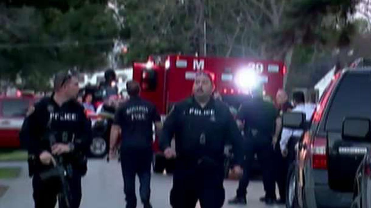 Five officers shot during standoff in Houston, Texas Fox News Video