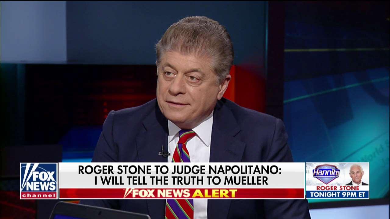 Napolitano Says Stone Defense Could Drag Out Mueller Case