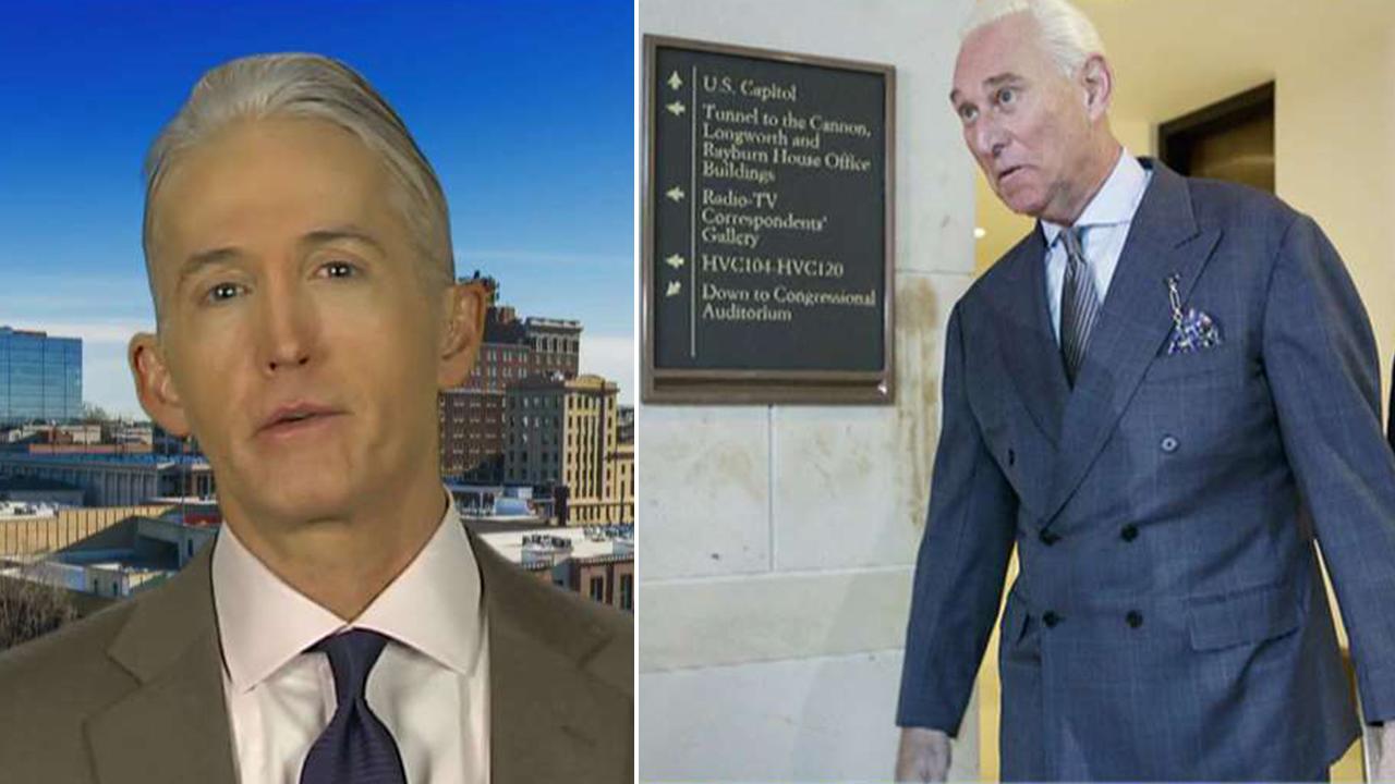 Trey Gowdy Talks Roger Stone Charges Democrats Progressive Push In