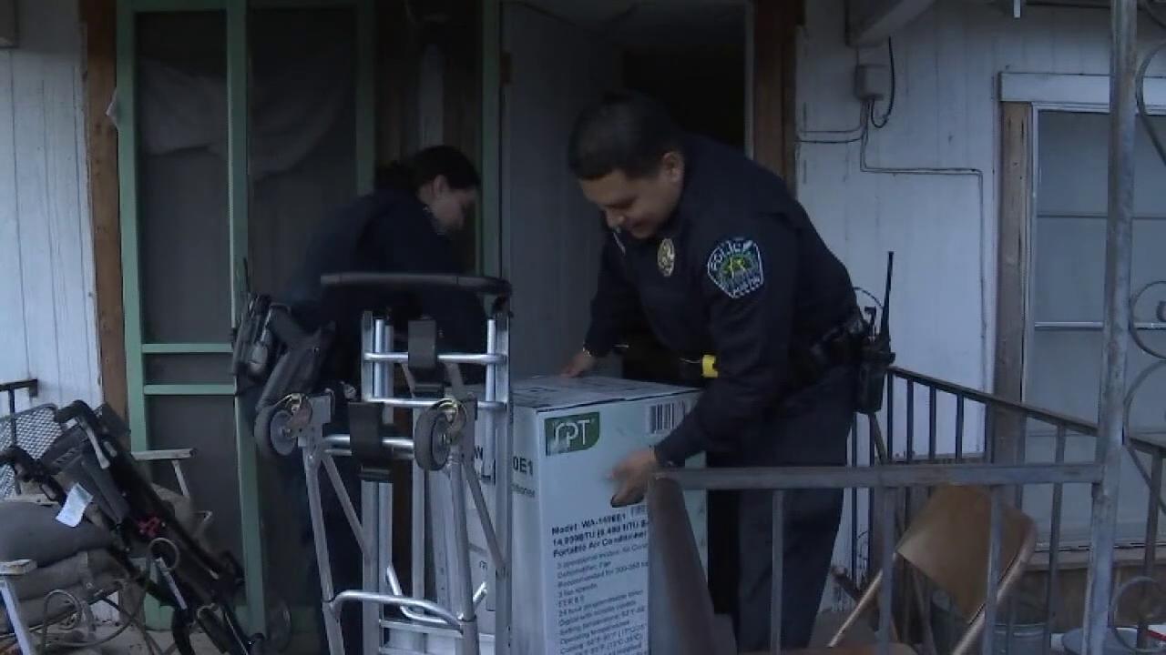Austin police offer electric heating units for residents in need
