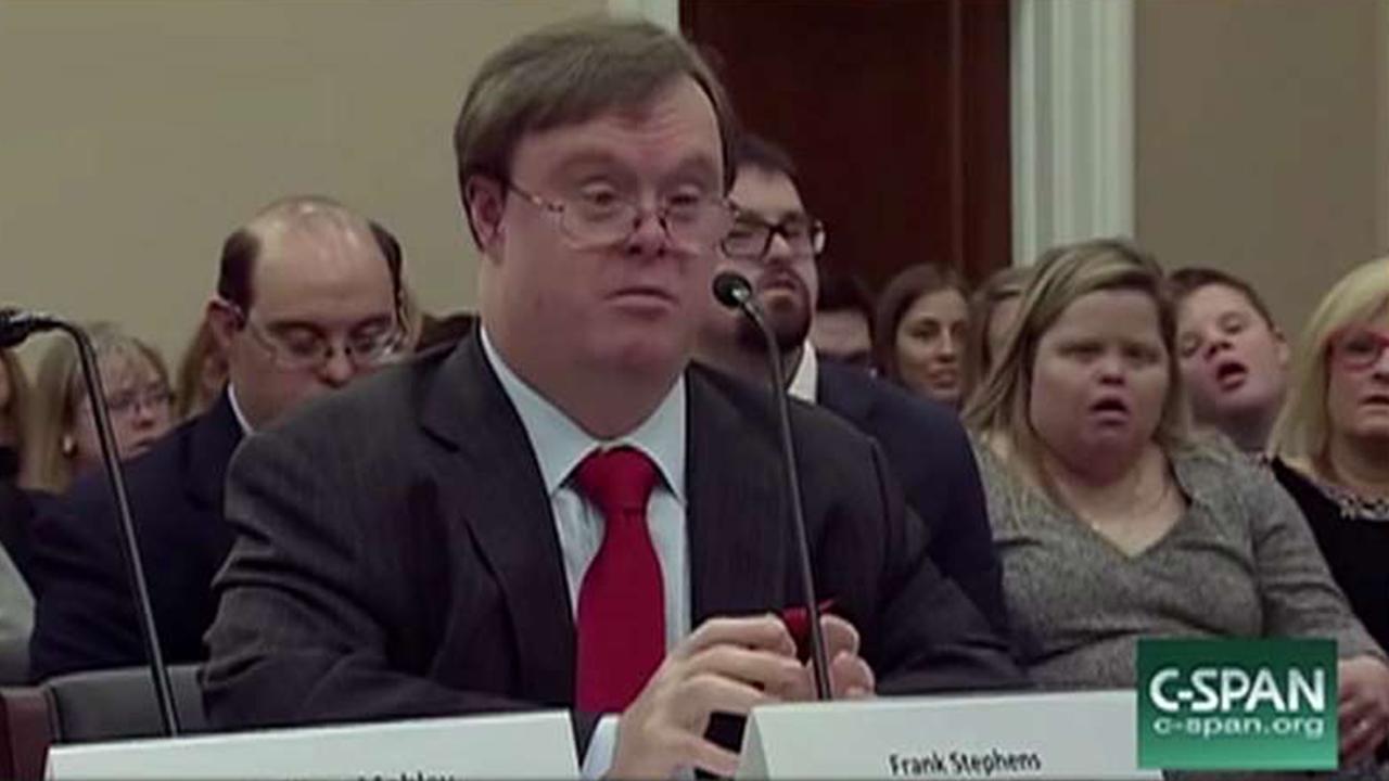 'My life is worth living': Man with Down syndrome's 2017 testimony goes viral