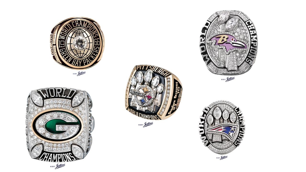 super bowl rings over the years