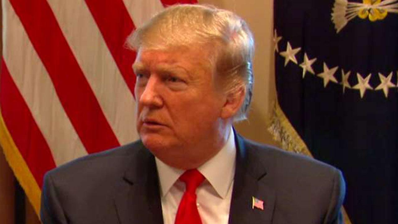 Trump says Nancy Pelosi should be ashamed of herself, wall is being built 'one way or the other'