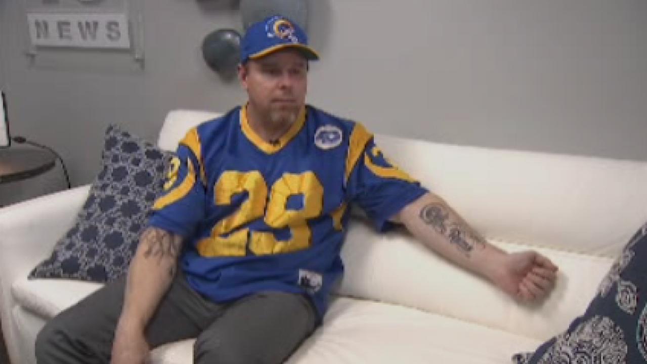 Fan gets Rams Super Bowl champions tattoo before big game