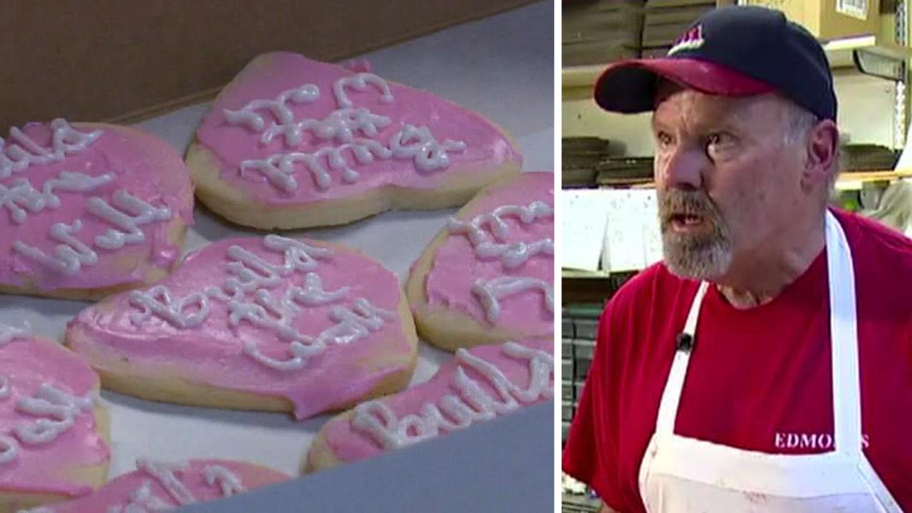 Baker not sorry for 'Build the Wall' cookies