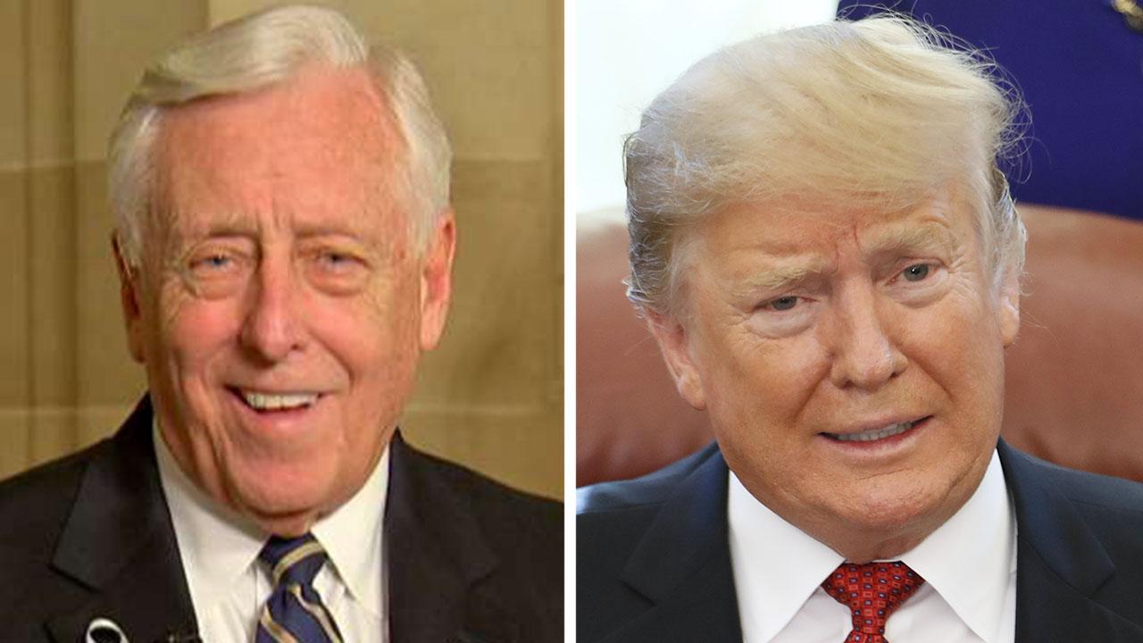 Steny Hoyer on calls for unity: President Trump's actions speak louder than words