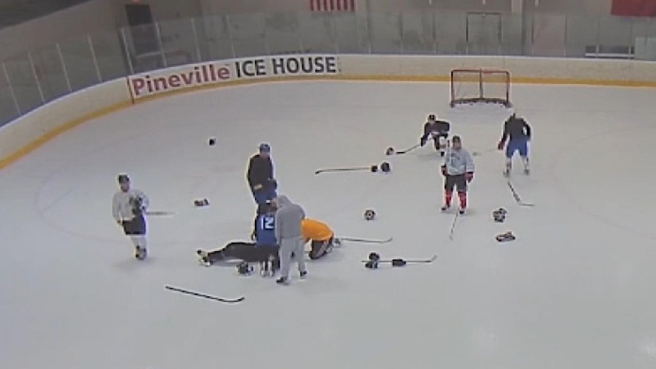 Doctor saves fellow hockey player's life Fox News Video