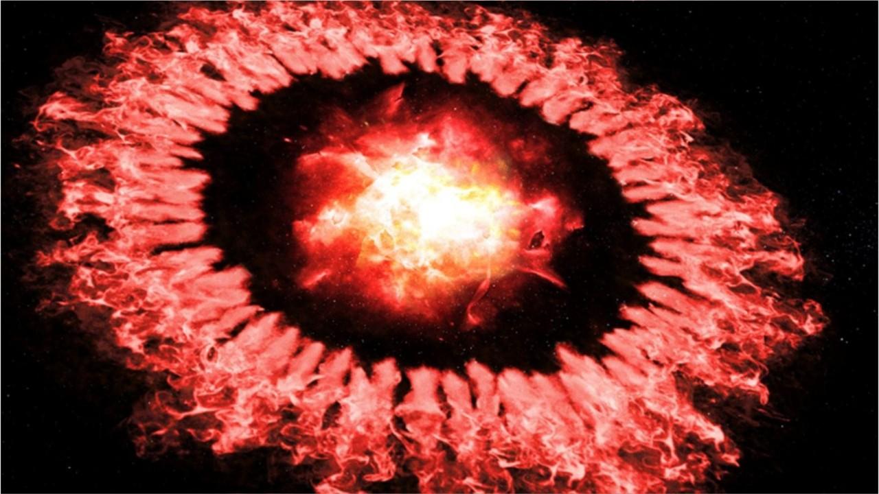 Cosmic dust survives obliteration in massive red supernova, NASA shows in stunning visual