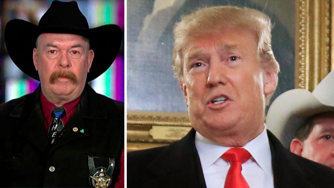 Yuma County Sheriff Leon Wilmot urges President Trump to support border security