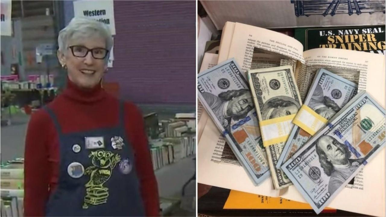 Arizona volunteer finds $4G in hollowed-out book