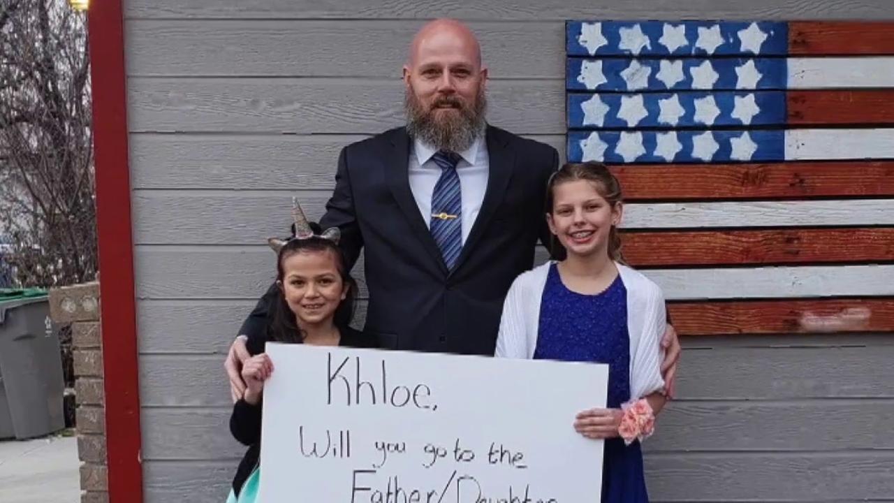 Marine veteran takes daughter of fallen soldier to father-daughter dance