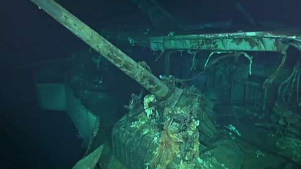 USS Hornet has been found on the floor of the South Pacific, 76 years after it was sunk by the Japanese