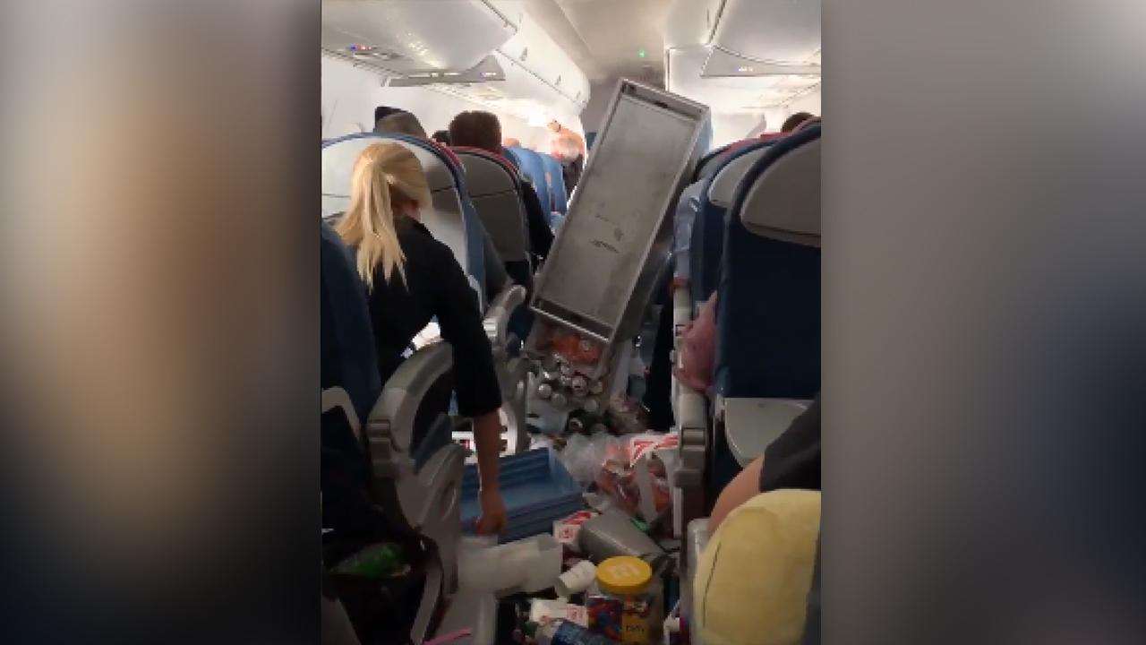 Severe turbulence on Delta flight forces emergency landing