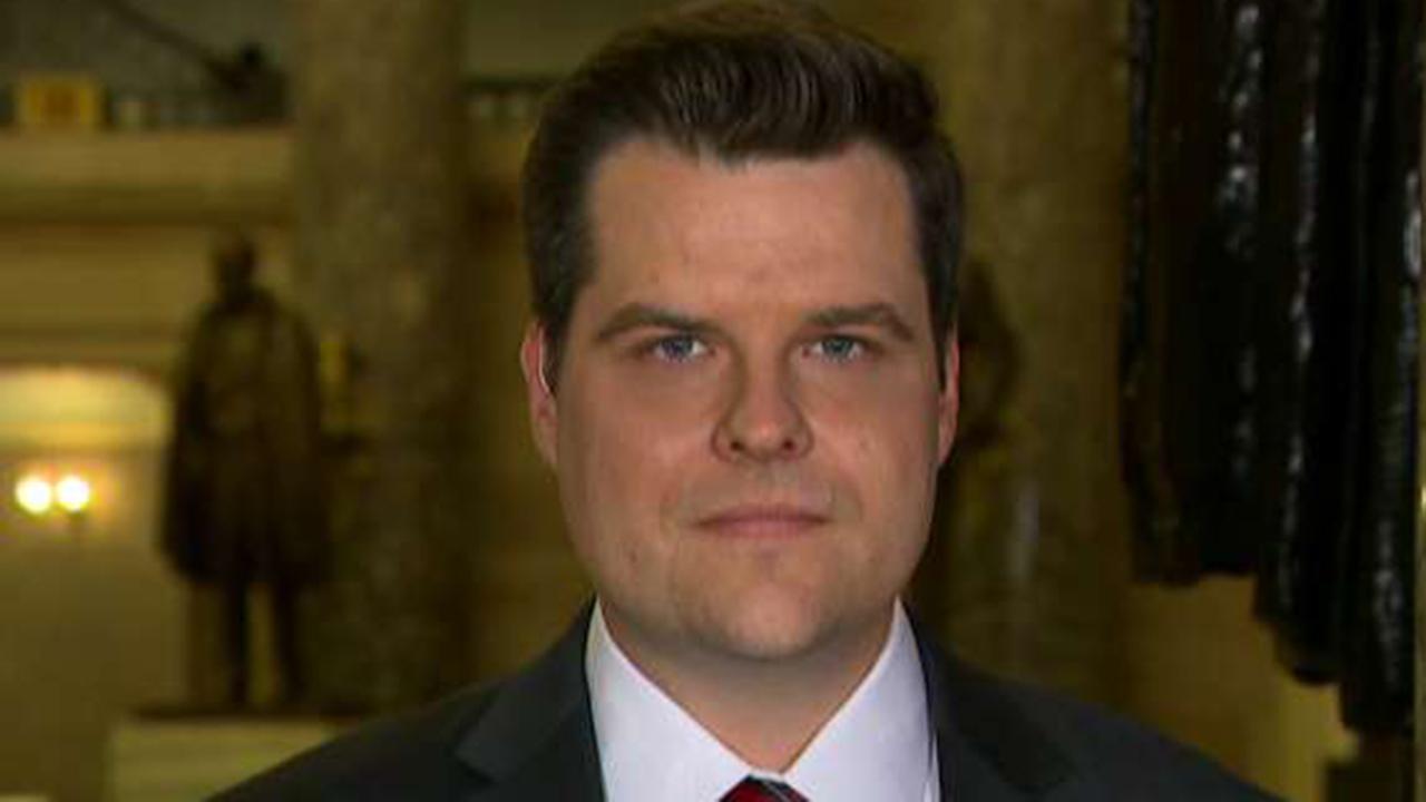 Gaetz: McCabe launched obstruction of justice probe because they had nothing on collusion