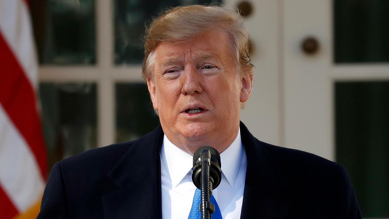 President Donald Trump declares a national emergency to confront the US-Mexico border security crisis