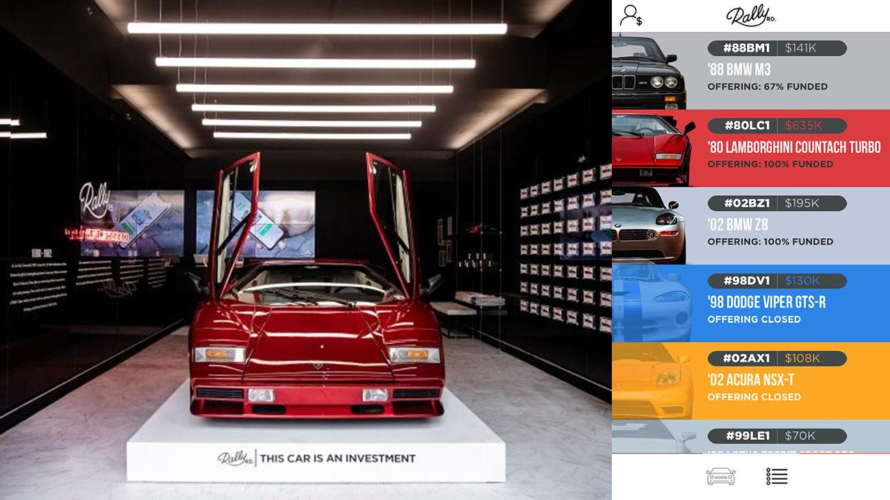 Rally Rd. app lets you invest in collector cars like stocks.