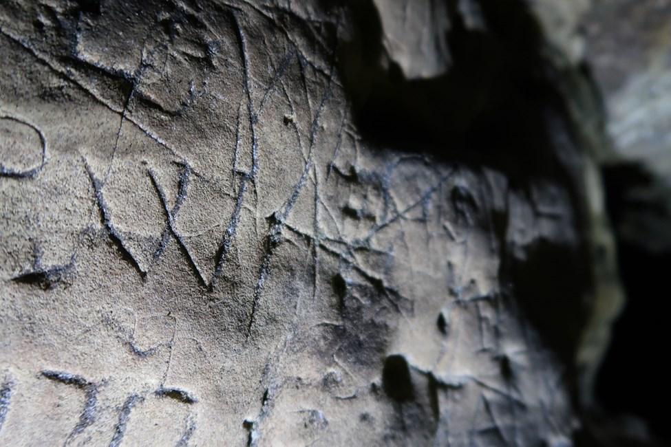 Mysterious 'witches marks' discovered in ancient cave in Creswell Crags, England