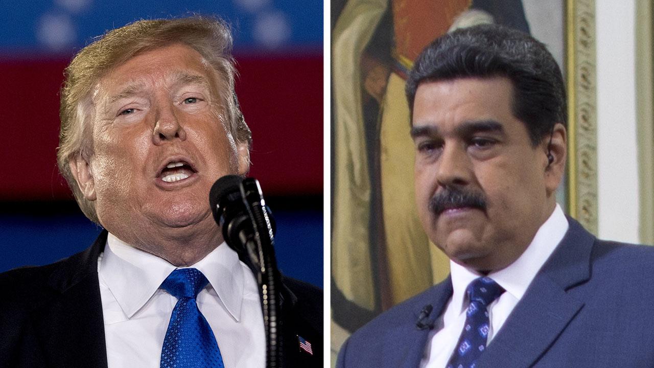 Trump pushes for end of Maduro regime in Venezuela