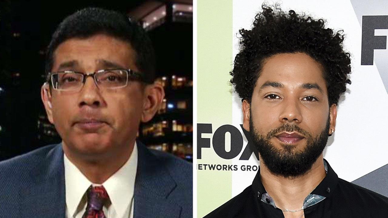 Dinesh D'Souza on the Jussie Smollett case, hate crime hoaxes and the left's 'ideological dementia'
