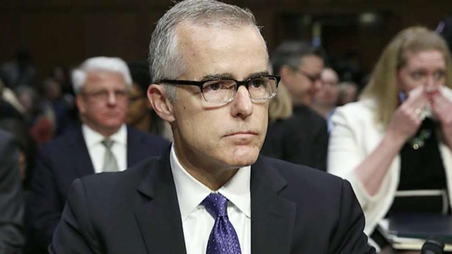 McCabe says he briefed Congress on Trump probe with no objections